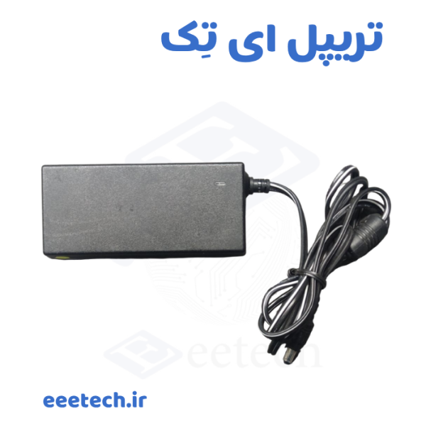 آداپتور 12 ولت 4 آمپر FSP استوک نو اصل تایوان – کیفیت سروری، کابل بین‌راهی، راندمان ۸۸٪، ریپل