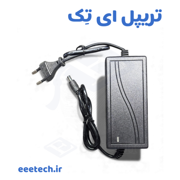 آداپتور 24 ولت 2 آمپر بین راهی فالکون ۲۴ ولت ۲ آمپر Falcon JRA-2402 – خروجی واقعی ۲۴ ولت DC، ریپل بسیار پایین، مناسب مودم صنعتی، دوربین مداربسته، LED و دستگاه‌های حساس به نویز