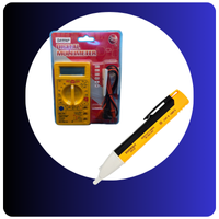 خرید انواع تستر الکتریکی و الکترونیکی شامل مولتی‌متر دیجیتال، فازمتر القایی/معمولی، تستر خازن و کلمپ‌متر. دقت بالا، ایمن. ارسال سریع.