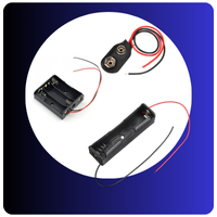 خرید هولدر و نگه دارنده باتری 18650، AA، کتابی ۹ ولت و سکه‌ای CR2032 از DBK و DM Cell. نصب آسان، مقاوم. ارسال سریع.