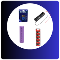 خرید باتری 18650 شارژی/سرتخت، AA/AAA قابل شارژ، تلفنی، دریل و سکه‌ای CR2032. ظرفیت واقعی، ارسال سریع.