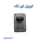 شارژر باتری قلمی و نیم قلمی و کتابی سی اف ال C8021BN دیجیتال – ۸ اسلات قلمی/نیم‌قلمی + ۲ اسلات ۹ ولت، تشخیص هوشمند، قطع خودکار، نمایشگر LCD مستقل – شارژ ایمن Ni-MH/Ni-Cd و باتری کتابی قابل شارژ