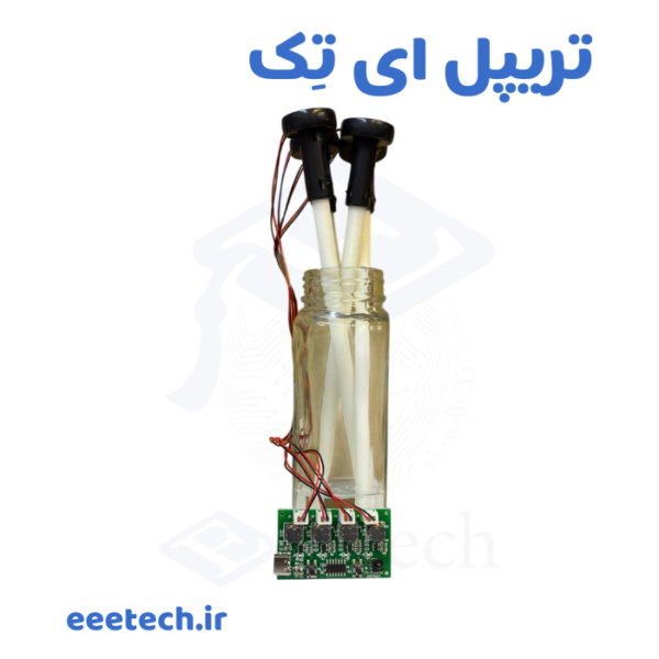 ماژول بخار سرد ۴ پیزو با ریموت، فیلتر اسفنجی ۲۰ سانتی و ۴ براکت – ۱۲–۲۴ ولت، ۱۰–۱۵ وات – مناسب آکواریوم، مرطوب کننده و پروژه‌های الکترونیک