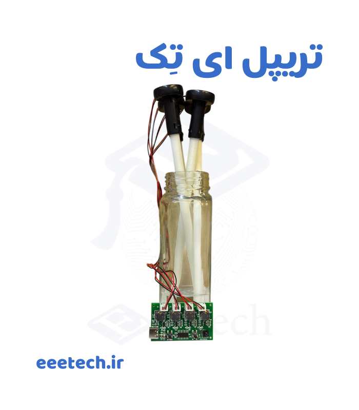 ماژول بخار سرد ۴ پیزو با ریموت، فیلتر اسفنجی ۲۰ سانتی و ۴ براکت – ۱۲–۲۴ ولت، ۱۰–۱۵ وات – مناسب آکواریوم، مرطوب کننده و پروژه‌های الکترونیک