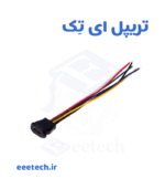 کانکتور مادگی Type-C مستطیلی پنلی 6 پین