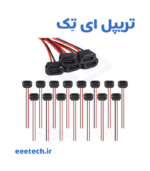 کانکتور مادگی Type-C مستطیلی پنلی 2 پین